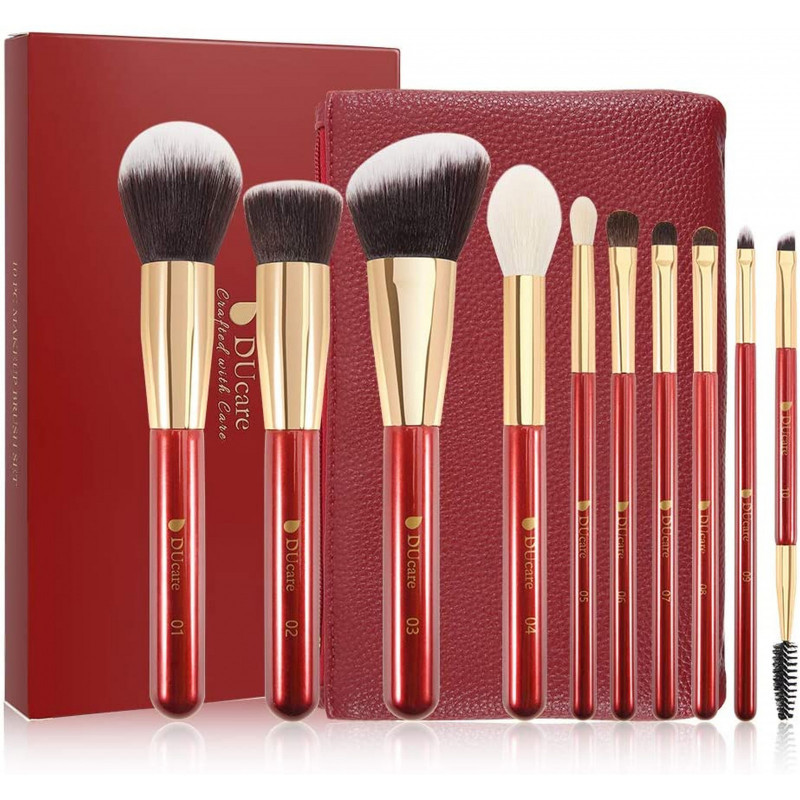 DUcare Makeup Brush Set with Case, Currently priced at £13.98
